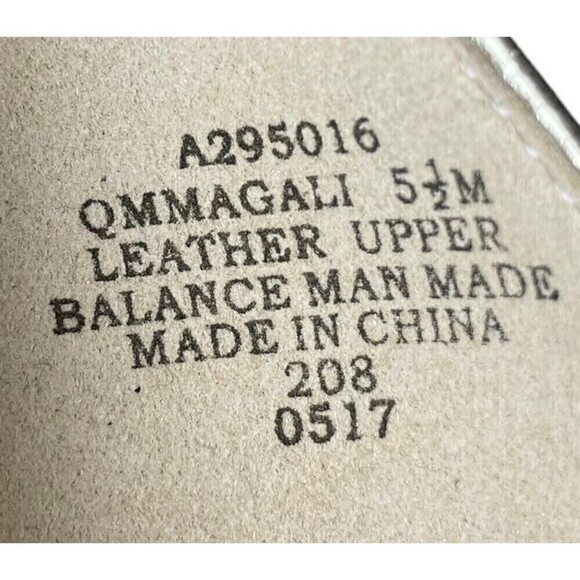 NEW Marc Fisher Magali Heel Size 5.5 M Leather Open Toe Shoe Ankle Strap Gold - Picture 12 of 12